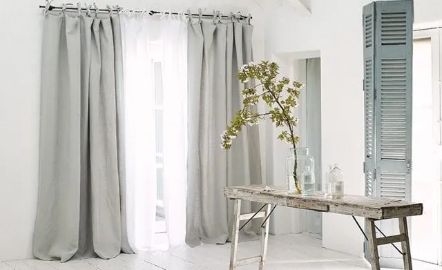 Curtain making in the Lymington workroom