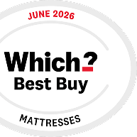 Which? Best Buy seal - SleepSoul awards 2022, 2023, 2025 and 2026