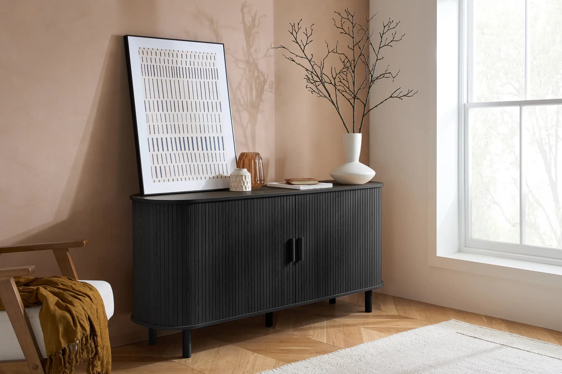 Axel 2 Door Fluted Sideboard - Sideboards, photo 10 of 10