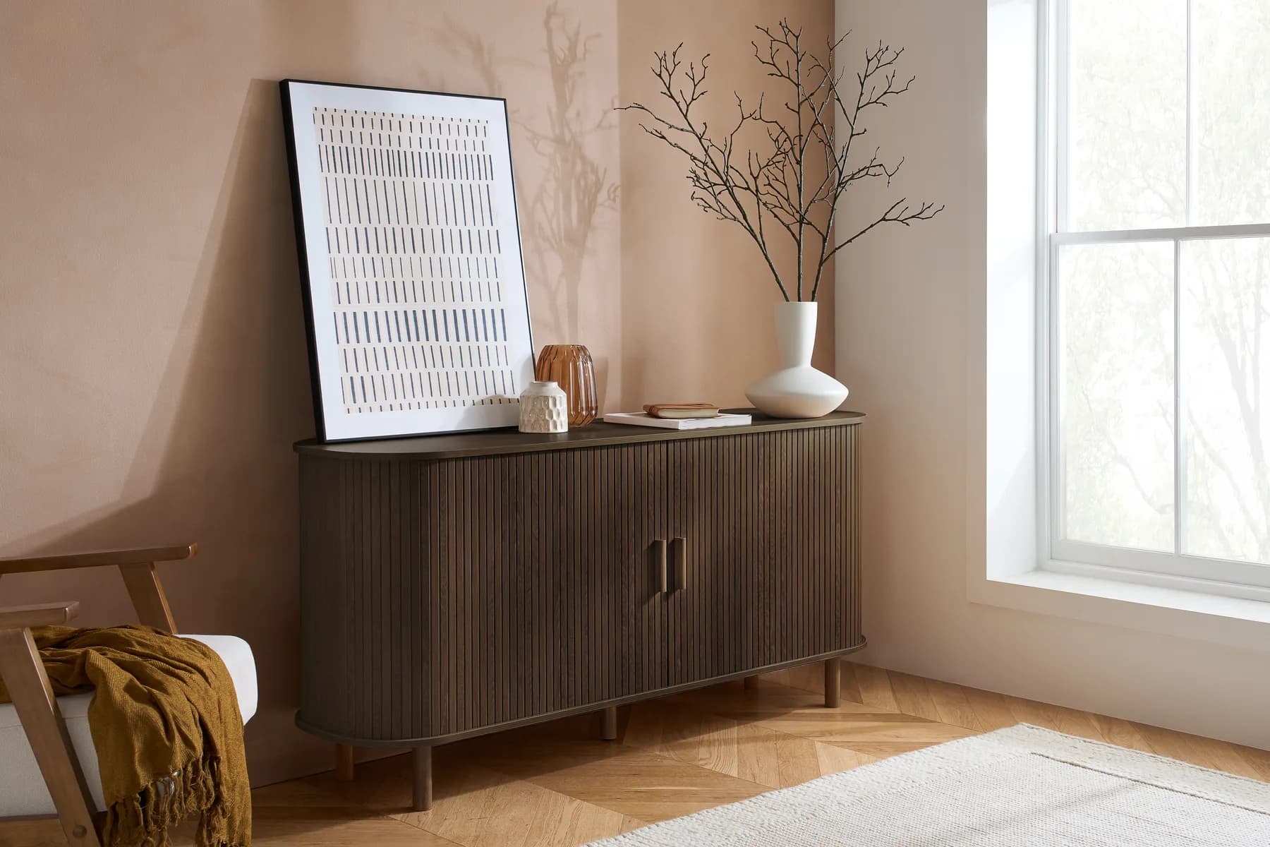 Axel 2 Door Fluted Sideboard - Sideboards, photo 2 of 10