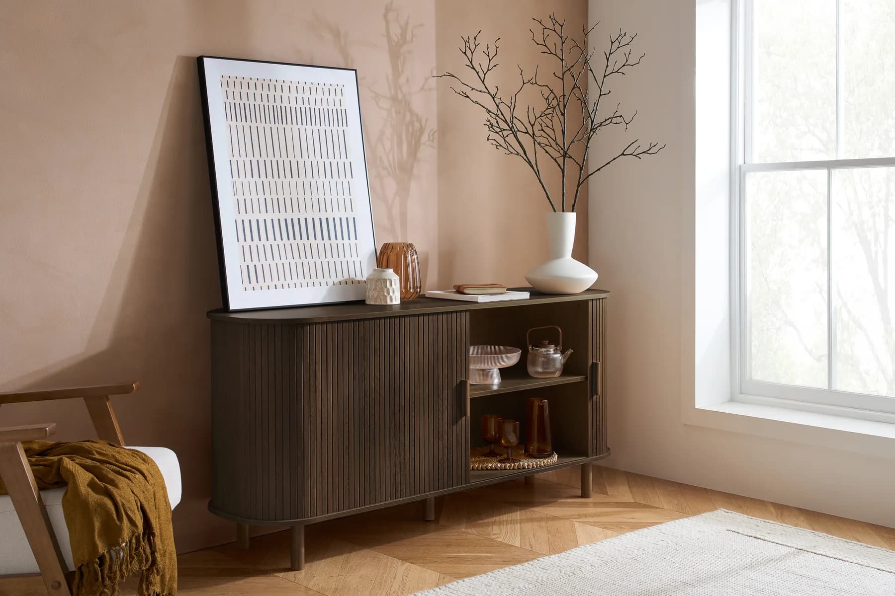Axel 2 Door Fluted Sideboard - Sideboards, photo 10 of 10