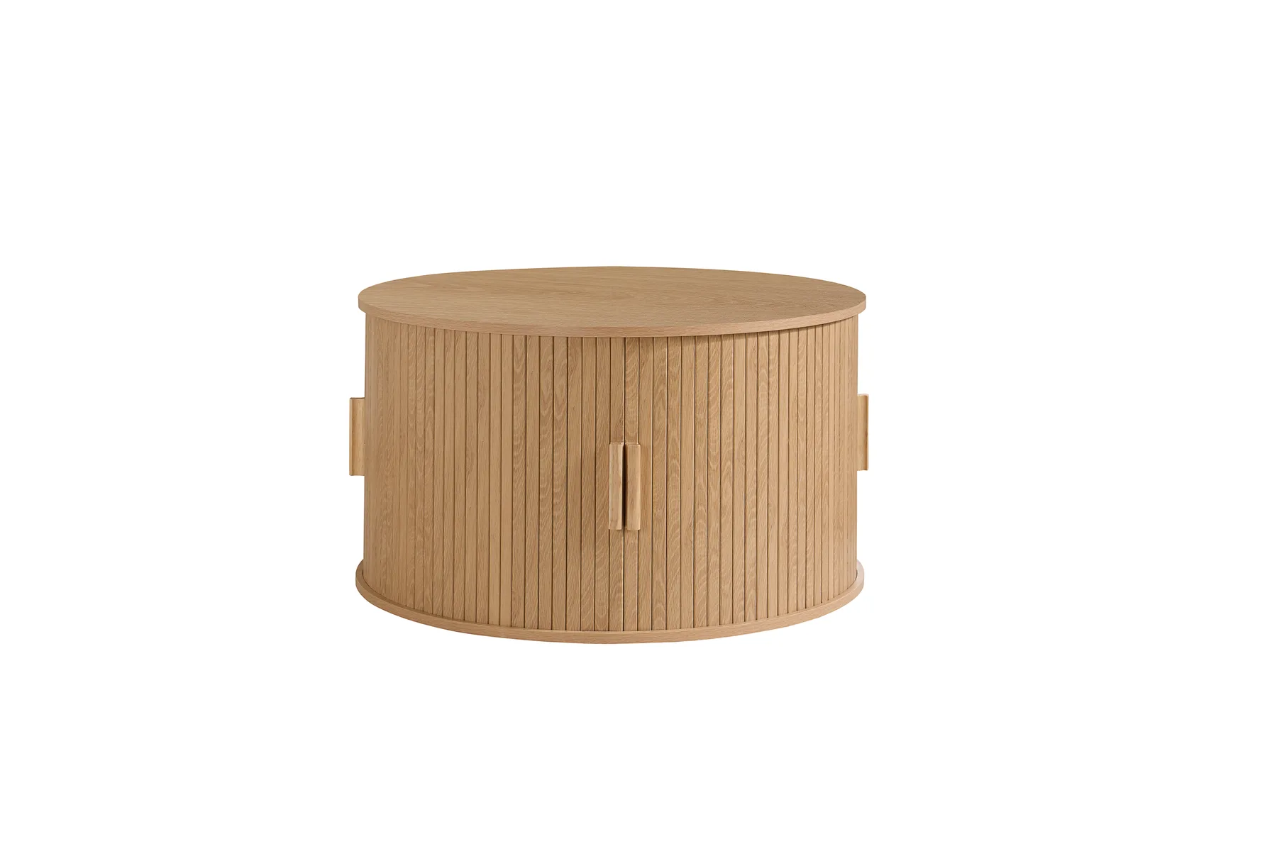 Axel Round Fluted Coffee Table with Storage - Coffee tables, photo 4 of 10