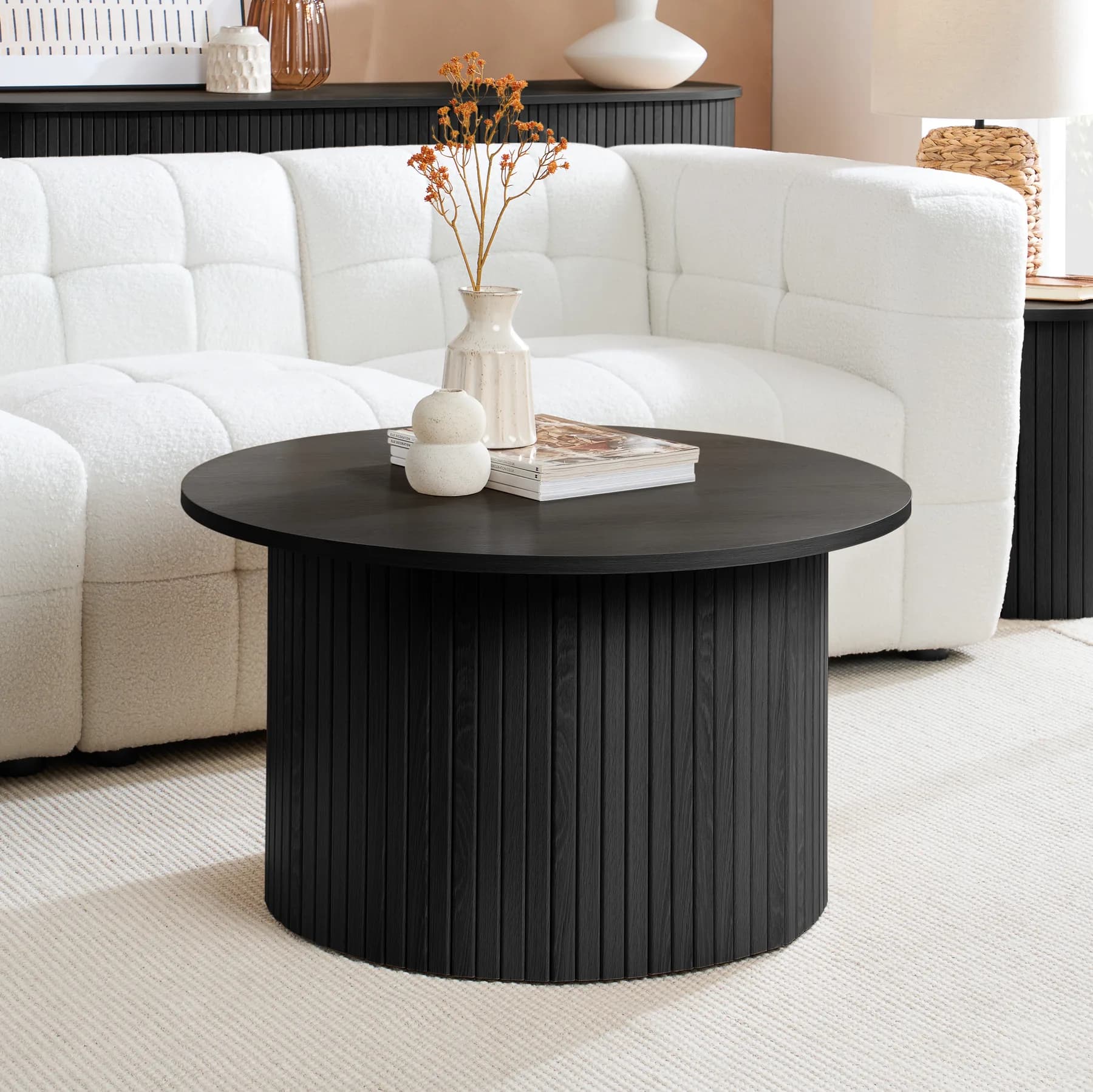 Axel Round Fluted Coffee Table - Coffee tables, photo 10 of 10