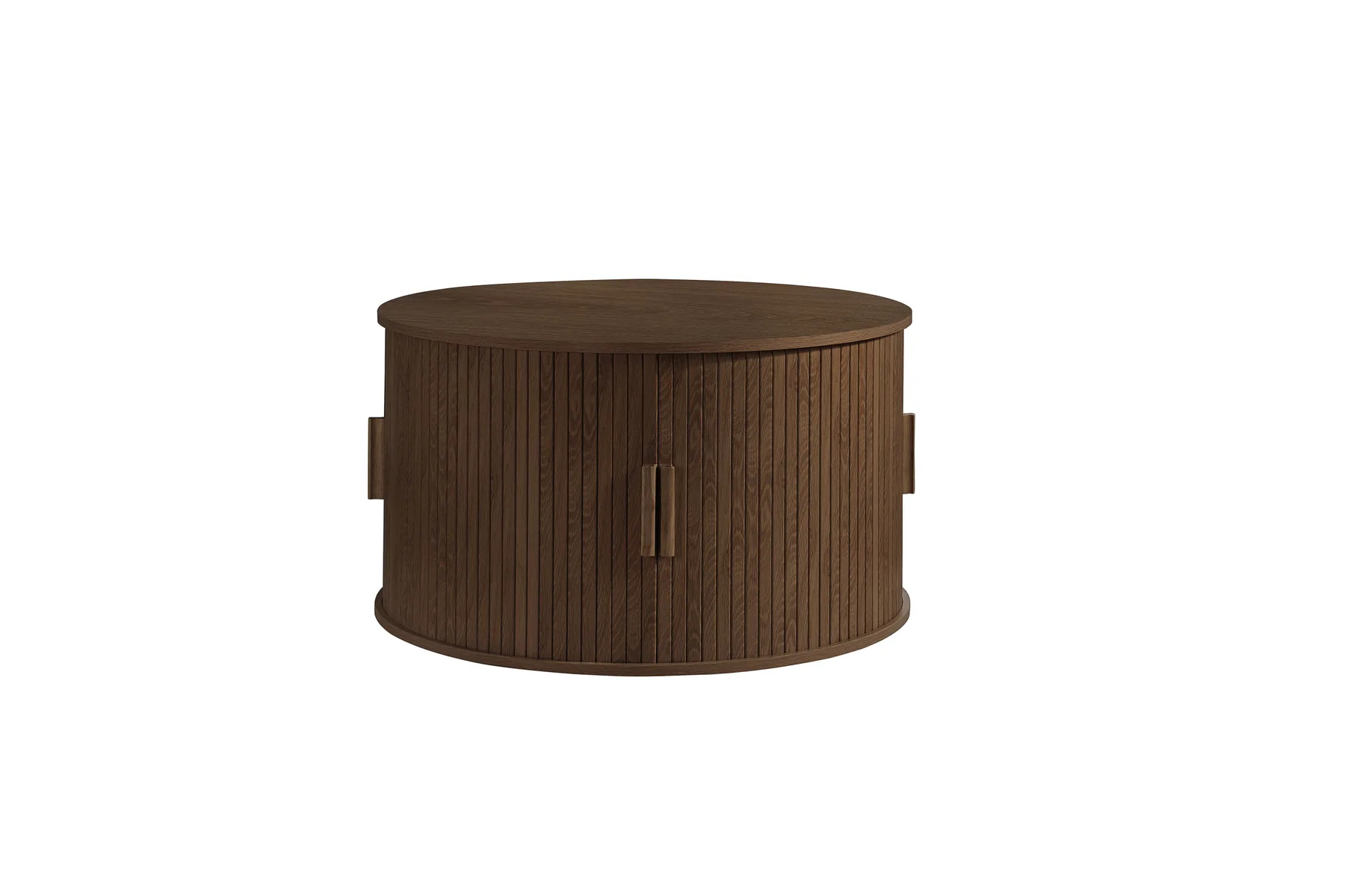 Axel Round Fluted Coffee Table with Storage - Coffee tables, photo 4 of 10