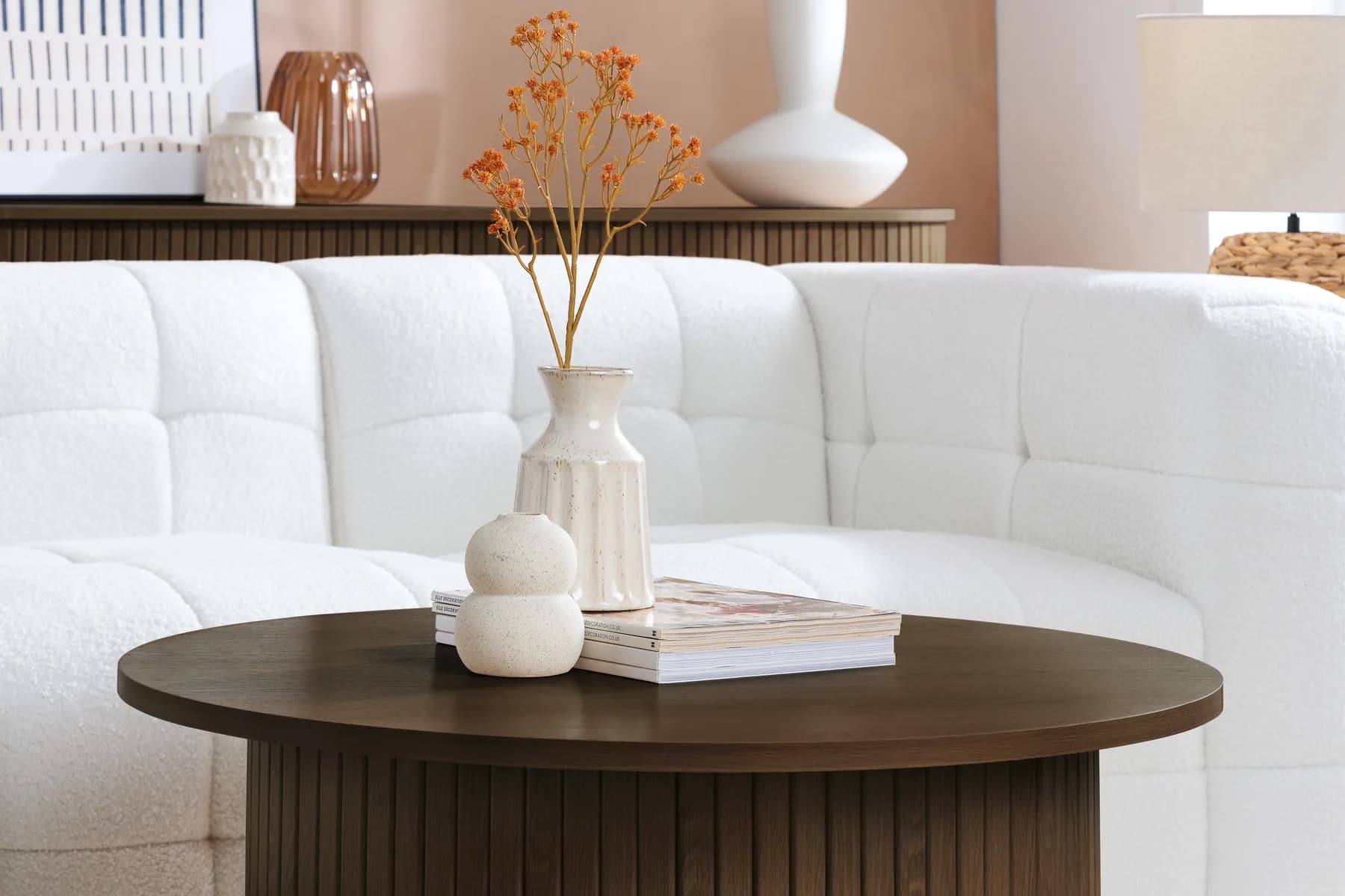 Axel Round Fluted Coffee Table - Coffee tables, photo 7 of 10