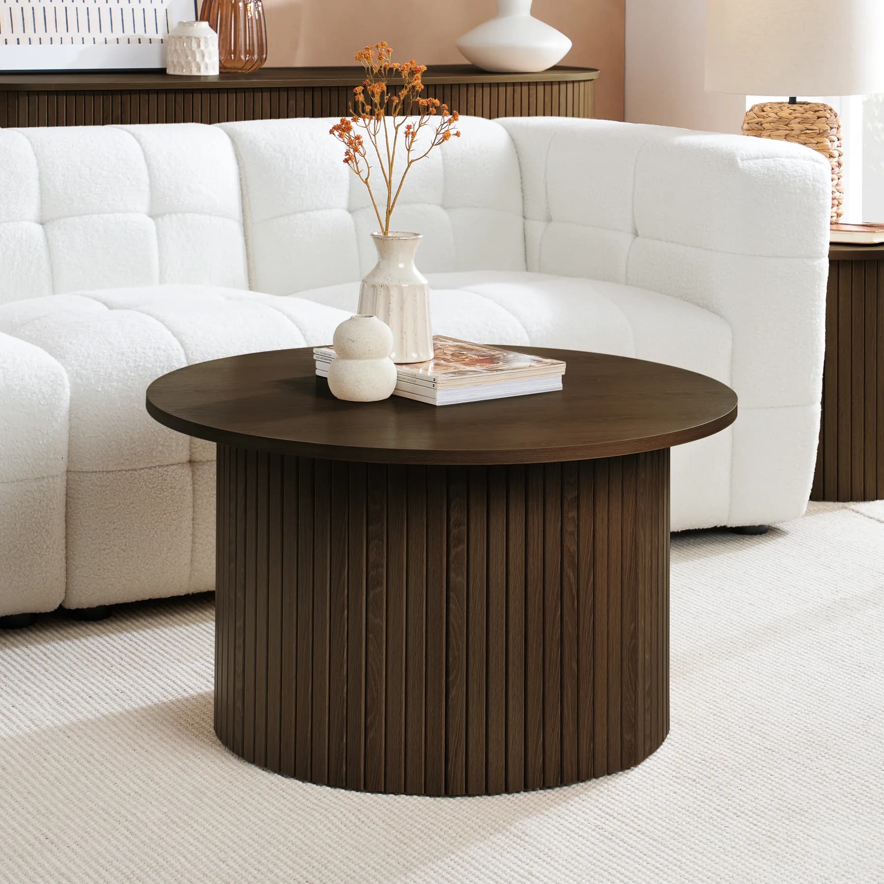 Axel Round Fluted Coffee Table - Coffee tables, photo 10 of 10