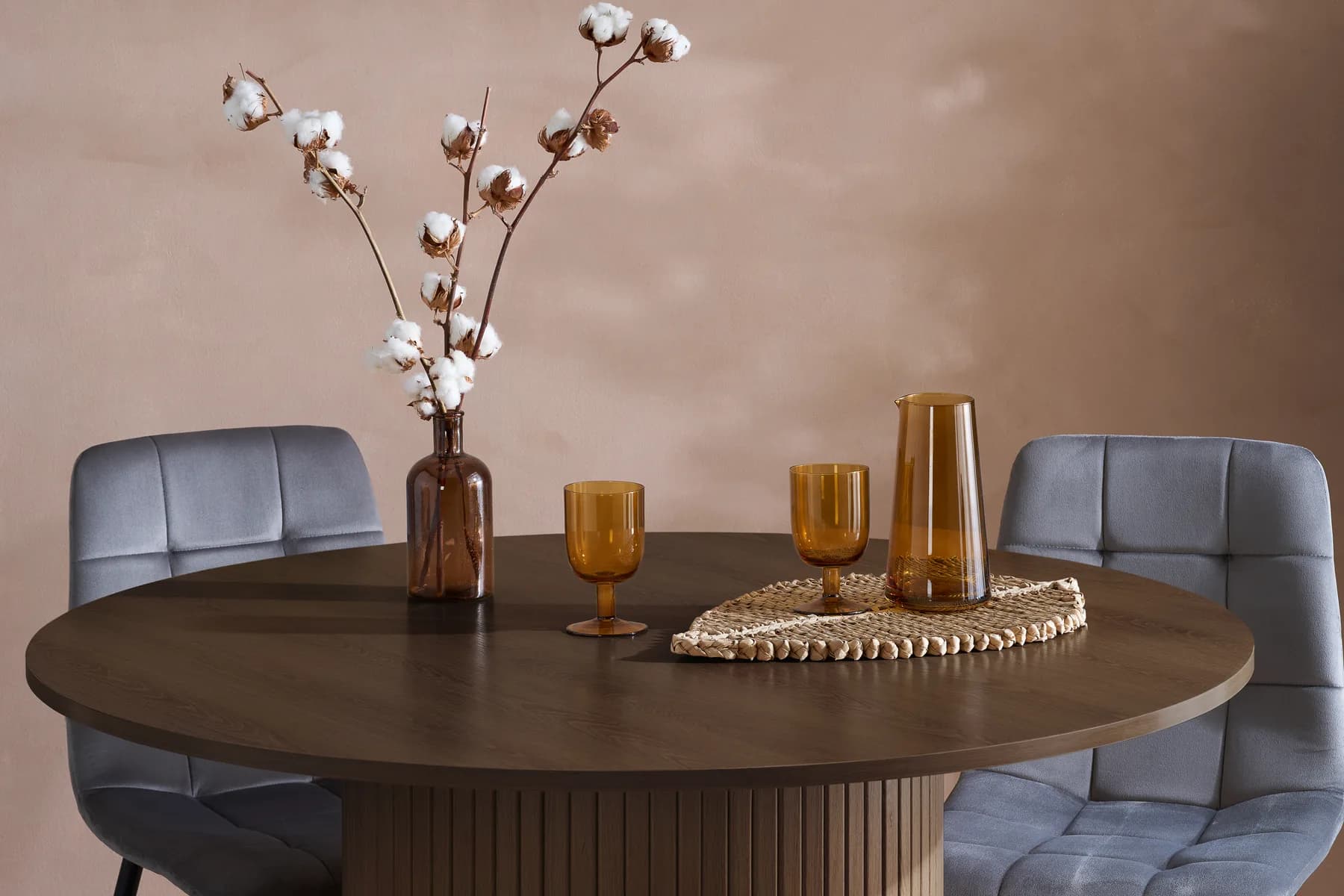 Axel Round Fluted Dining Table - Dining tables, photo 9 of 10