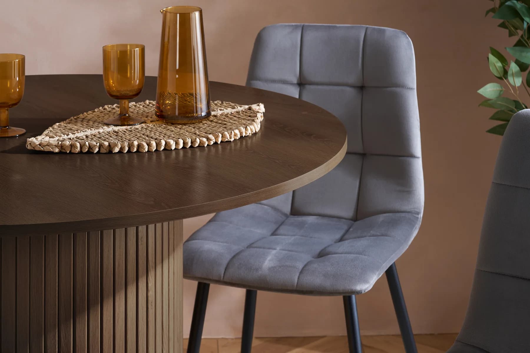 Axel Round Fluted Dining Table - Dining tables, photo 10 of 10