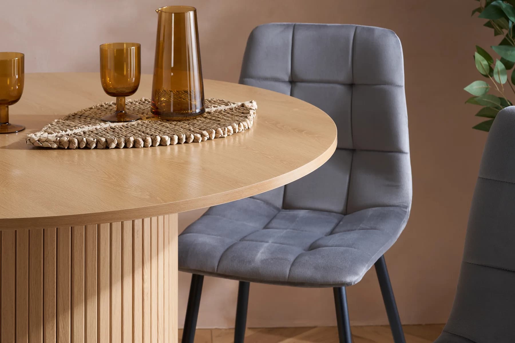 Axel Round Fluted Dining Table - Dining tables, photo 10 of 10