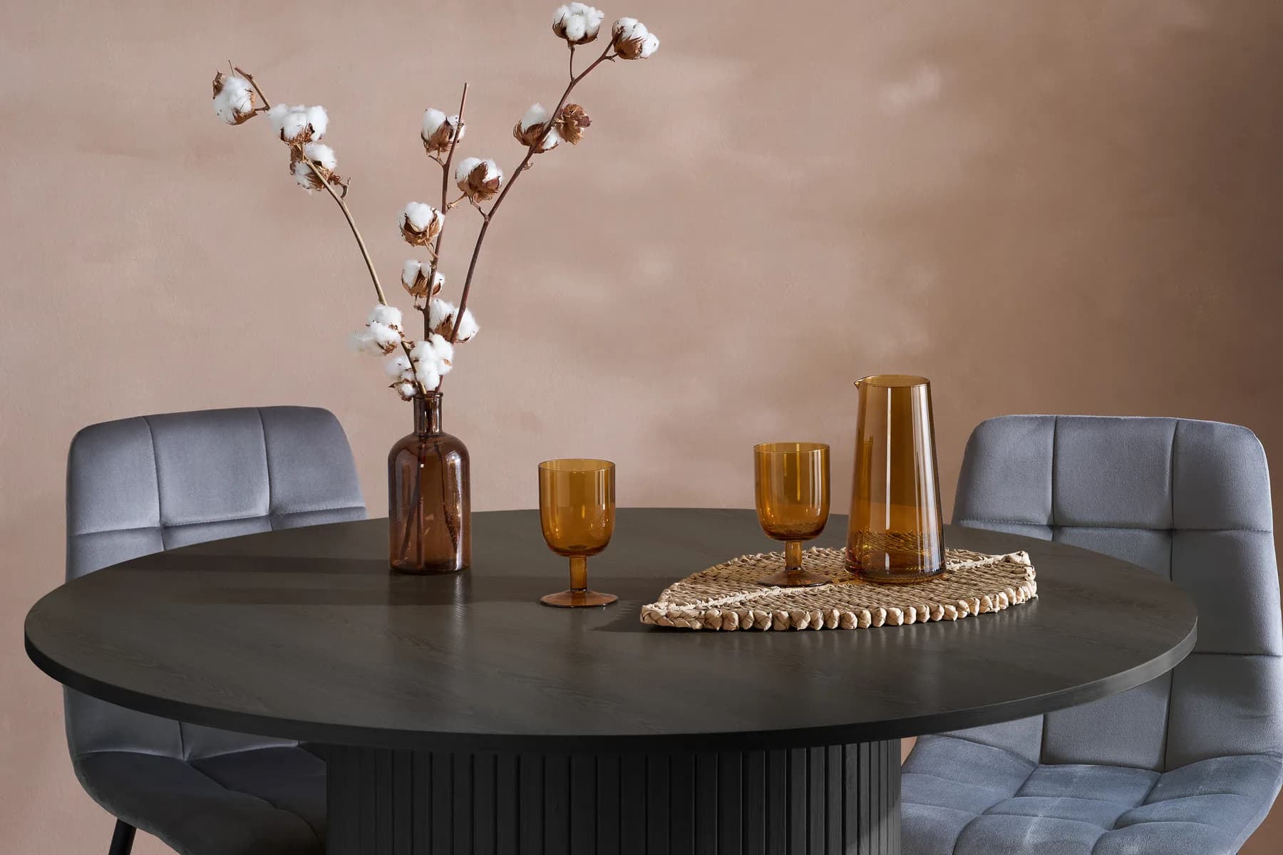 Axel Round Fluted Dining Table - Dining tables, photo 8 of 10