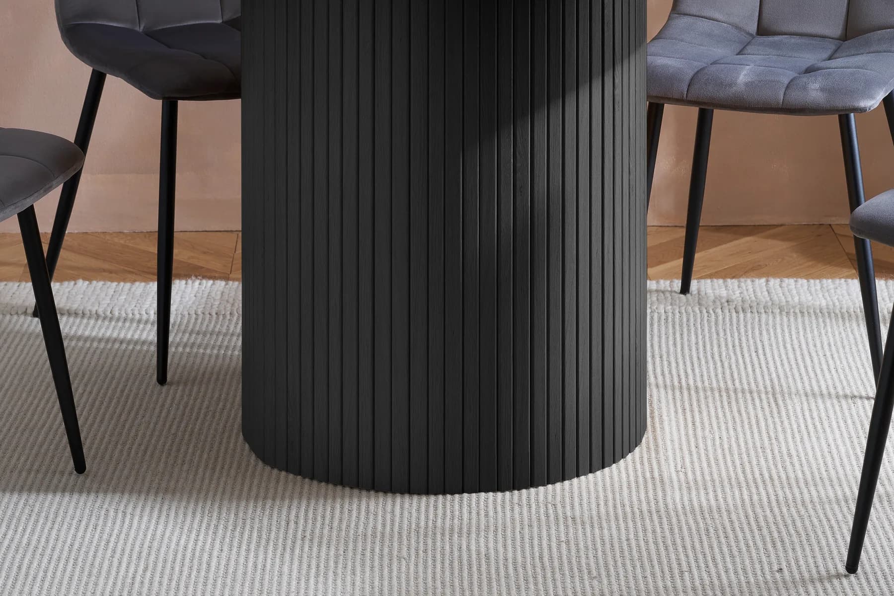 Axel Round Fluted Dining Table - Dining tables, photo 10 of 10
