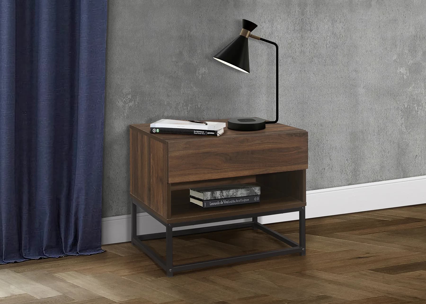 Houston 1 Drawer Bedside - Bedside tables, photo 2 of 10