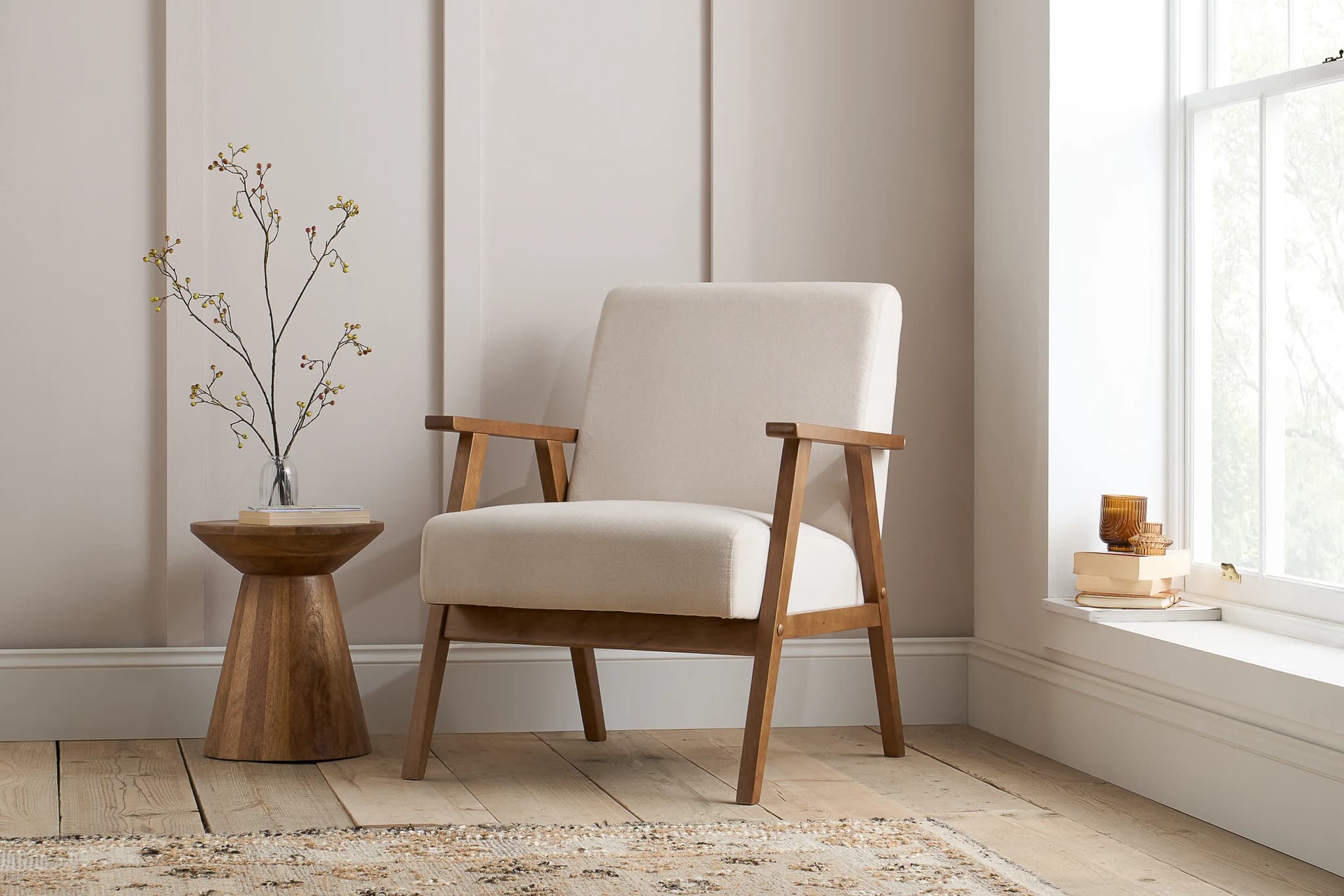 Ellwood Fabric Armchair - Armchairs, photo 2 of 10