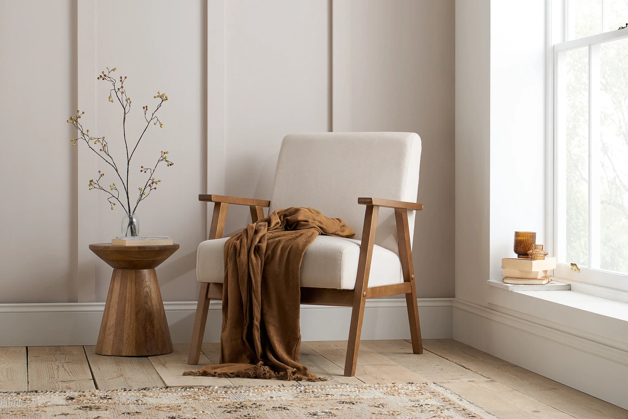 Ellwood Fabric Armchair - Armchairs, photo 7 of 10