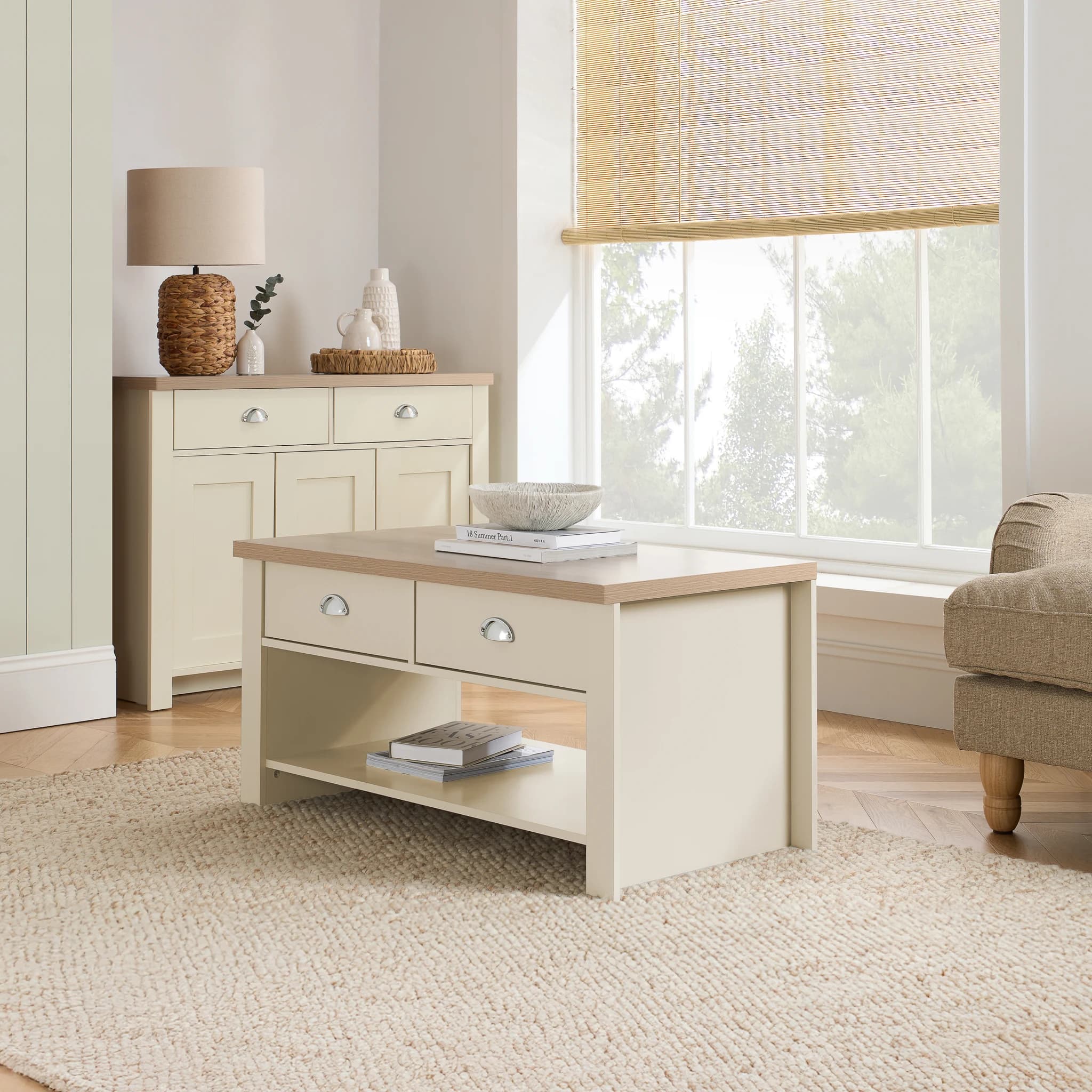 Highgate 2 Drawer Coffee Table - Coffee tables, photo 10 of 10
