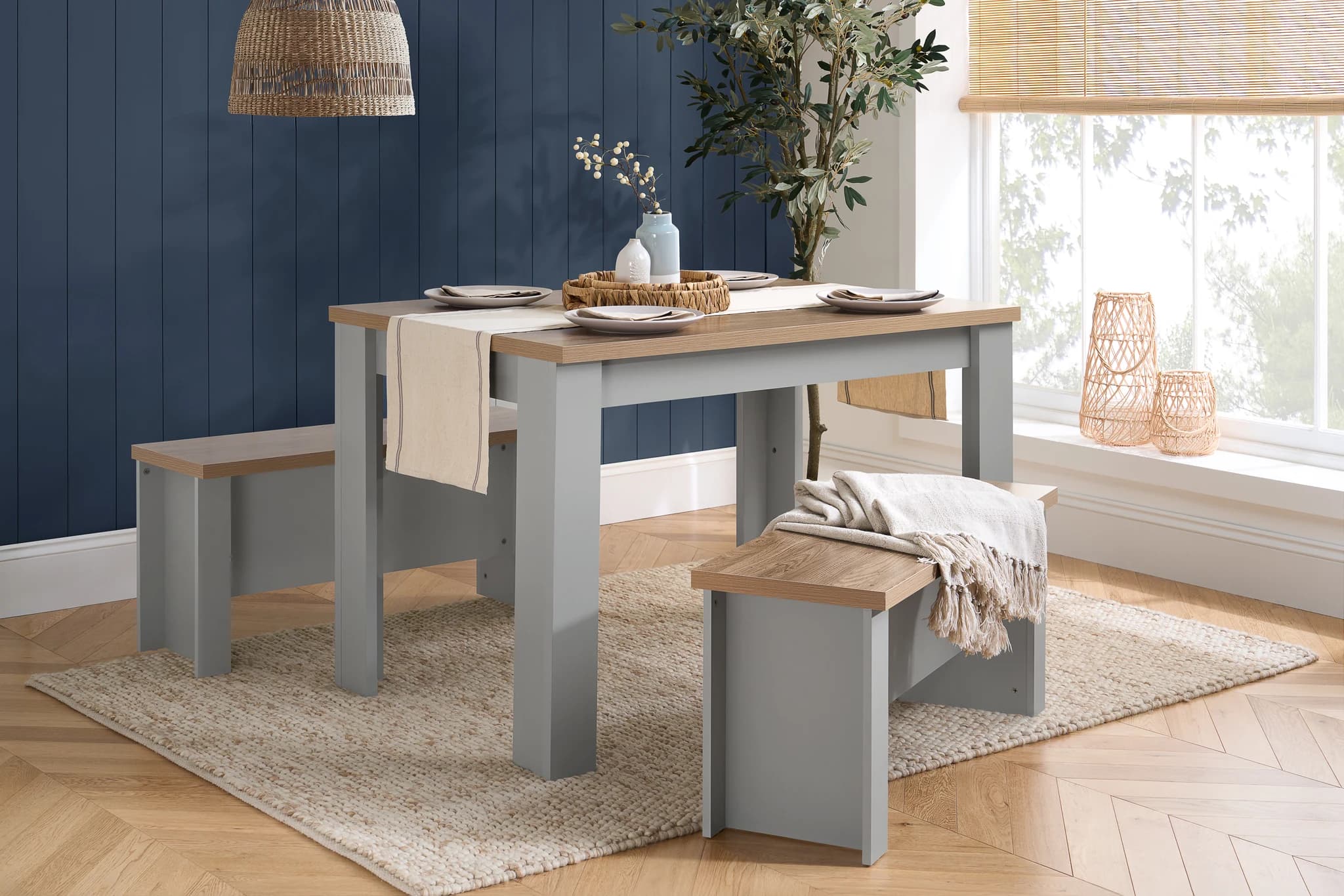 Highgate Dining Table & Bench Set - Benches, photo 2 of 10