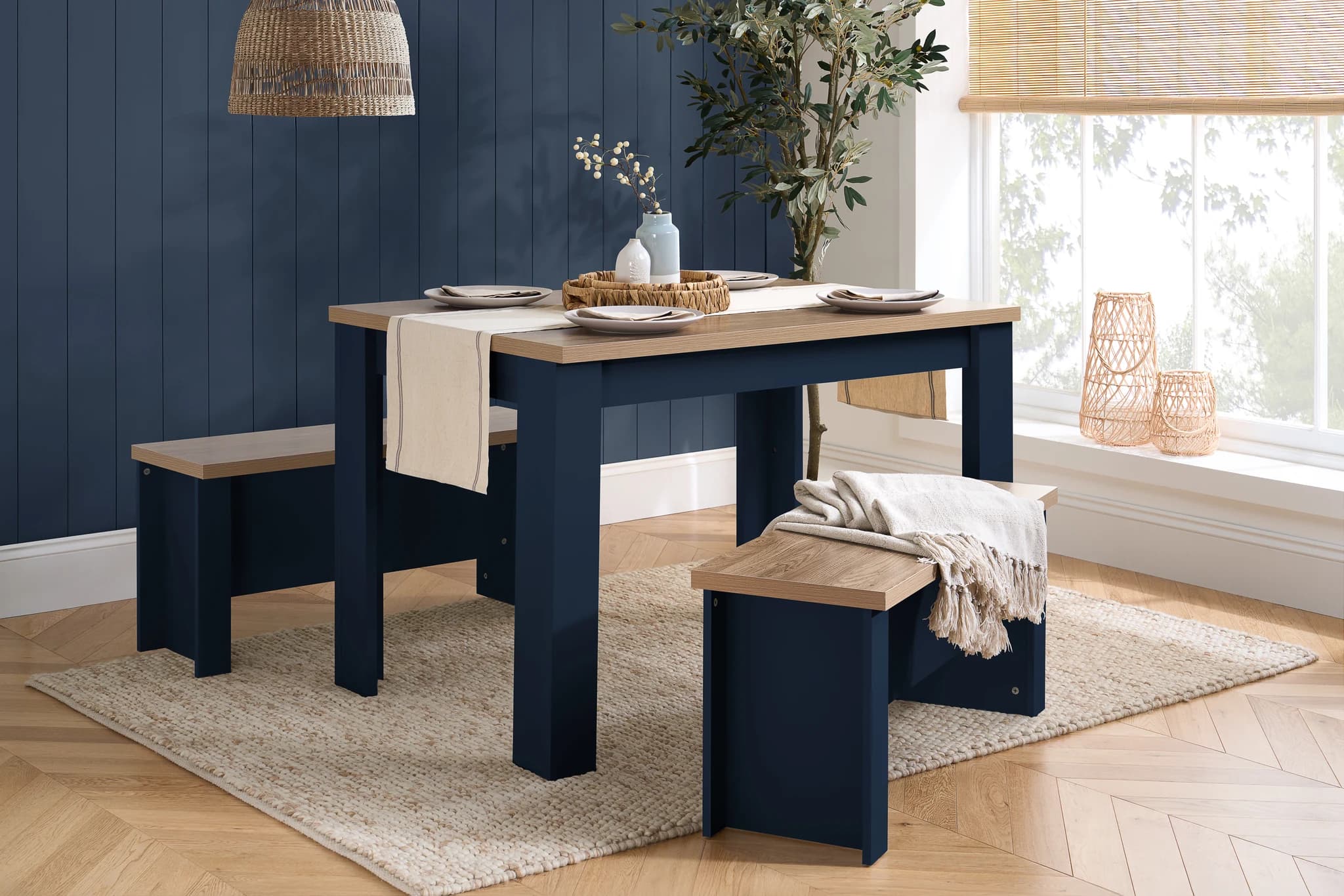 Highgate Dining Table & Bench Set - Benches, photo 2 of 10