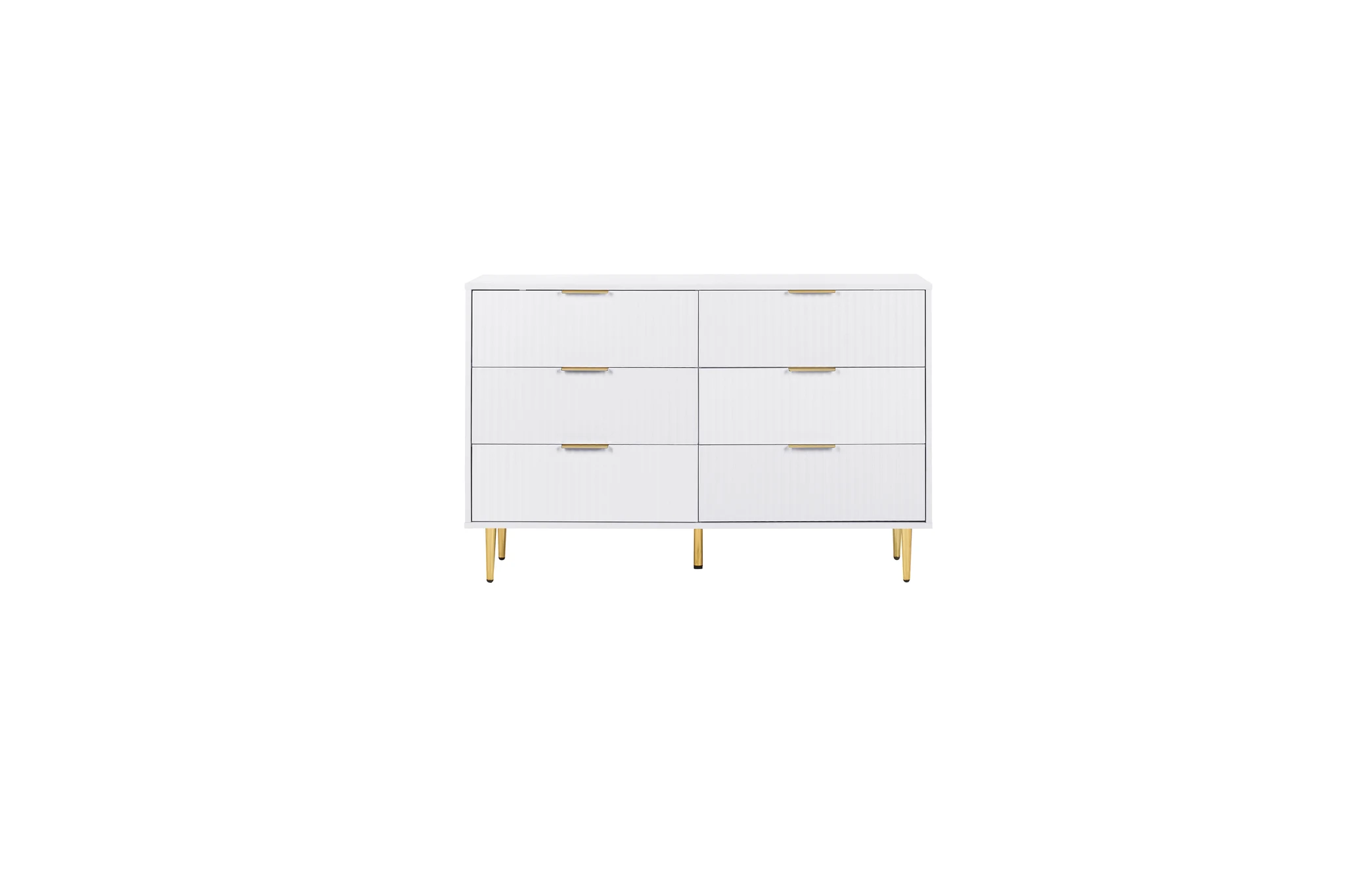 Zara 6 Drawer Fluted Chest - Chests of drawers, photo 4 of 10