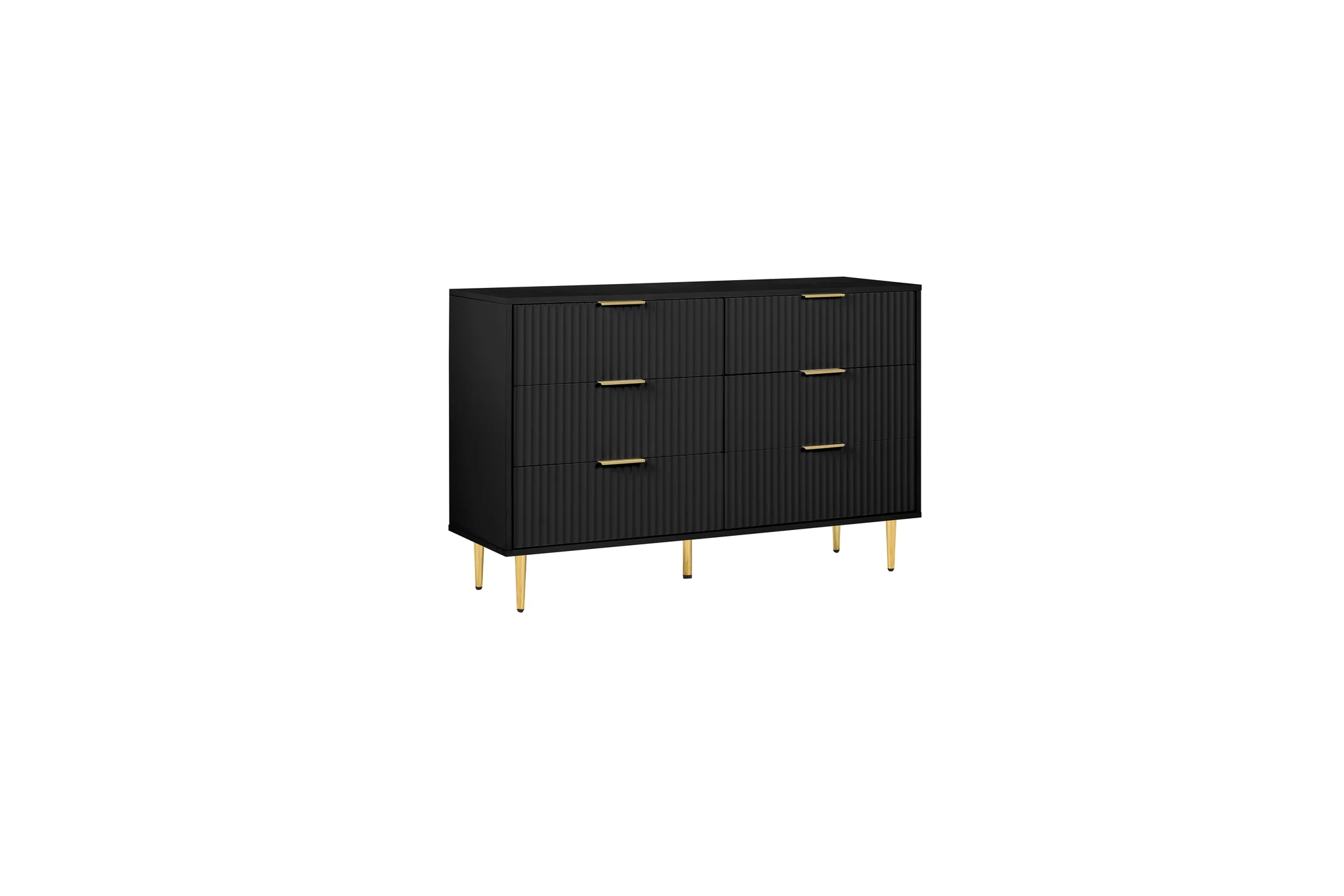 Zara 6 Drawer Fluted Chest - Chests of drawers, photo 3 of 10