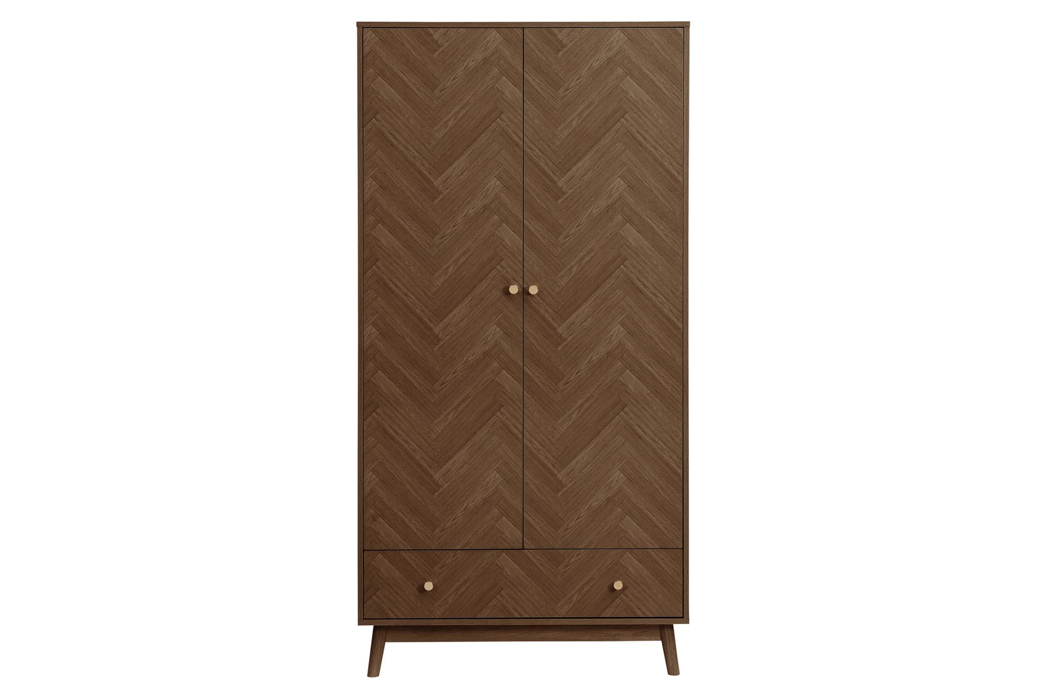 Herringford 2 Door 1 Drawer Wardrobe - Wardrobes, photo 5 of 10