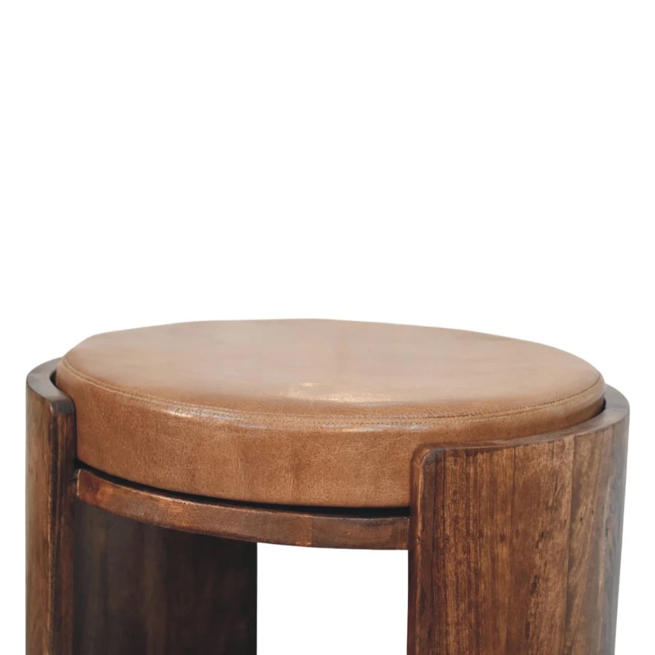 Savoy Leather Stool - Stools & bar stools, photo 5 of 8