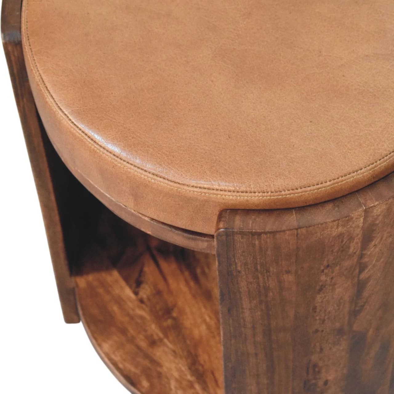 Savoy Leather Stool - Stools & bar stools, photo 6 of 8