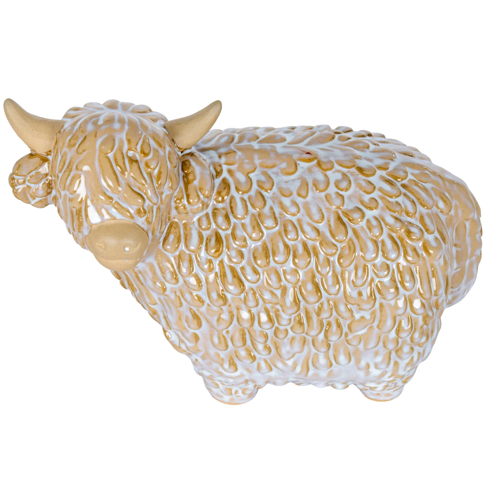 Large Alora Ceramic Highland Cow - Decorative, photo 5 of 5