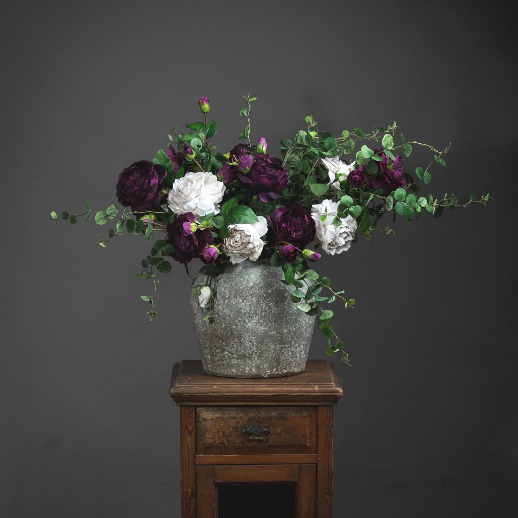 Aged Stone Ceramic Vase - Vases, photo 6 of 7