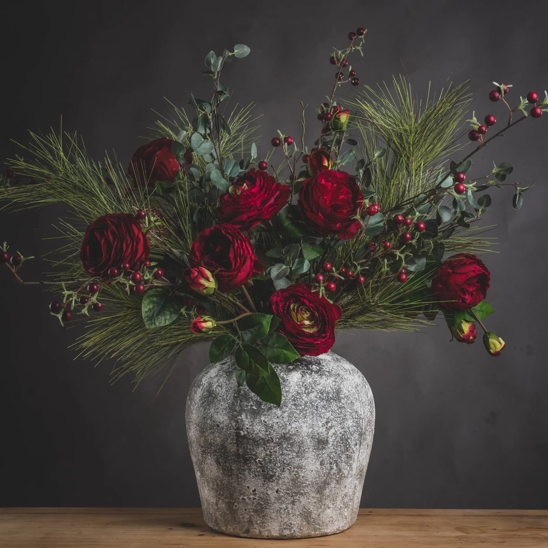 Aged Stone Ceramic Vase - Vases, photo 7 of 7