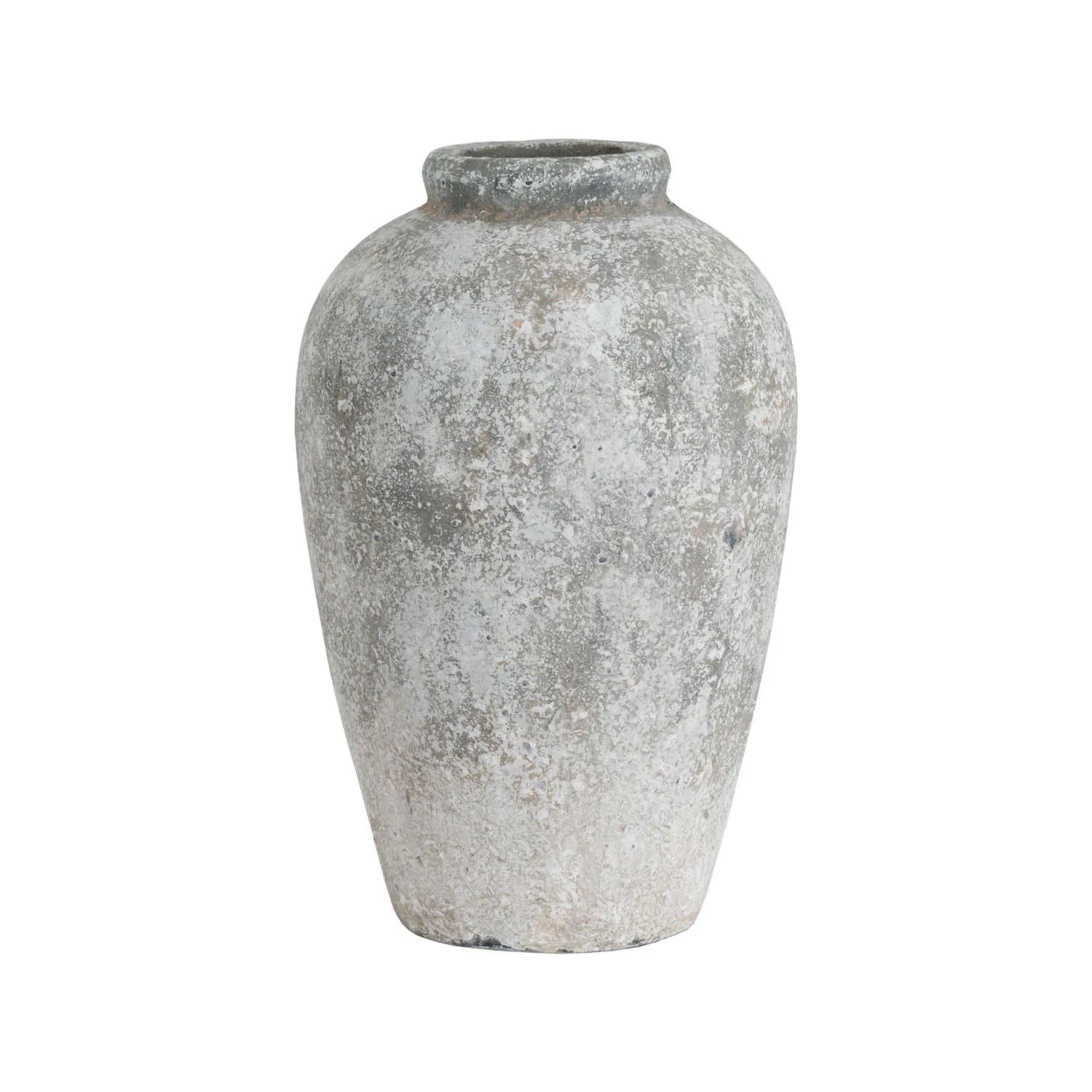 Aged Stone Tall Ceramic Vase - Vases, photo 3 of 6