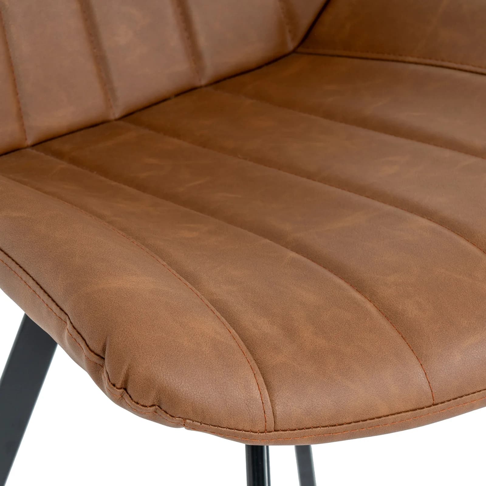 Malmo Tan Swivel Dining Chair - Chairs, photo 6 of 6
