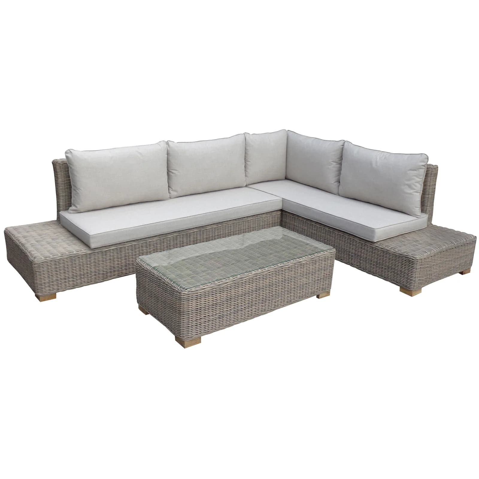 Capri Collection Outdoor Large Corner And Coffee Table Set - Outdoor, photo 3 of 6