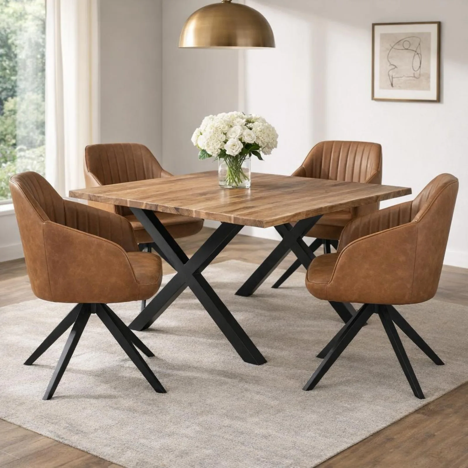 Uppsala Tan Chair - Chairs, photo 3 of 6
