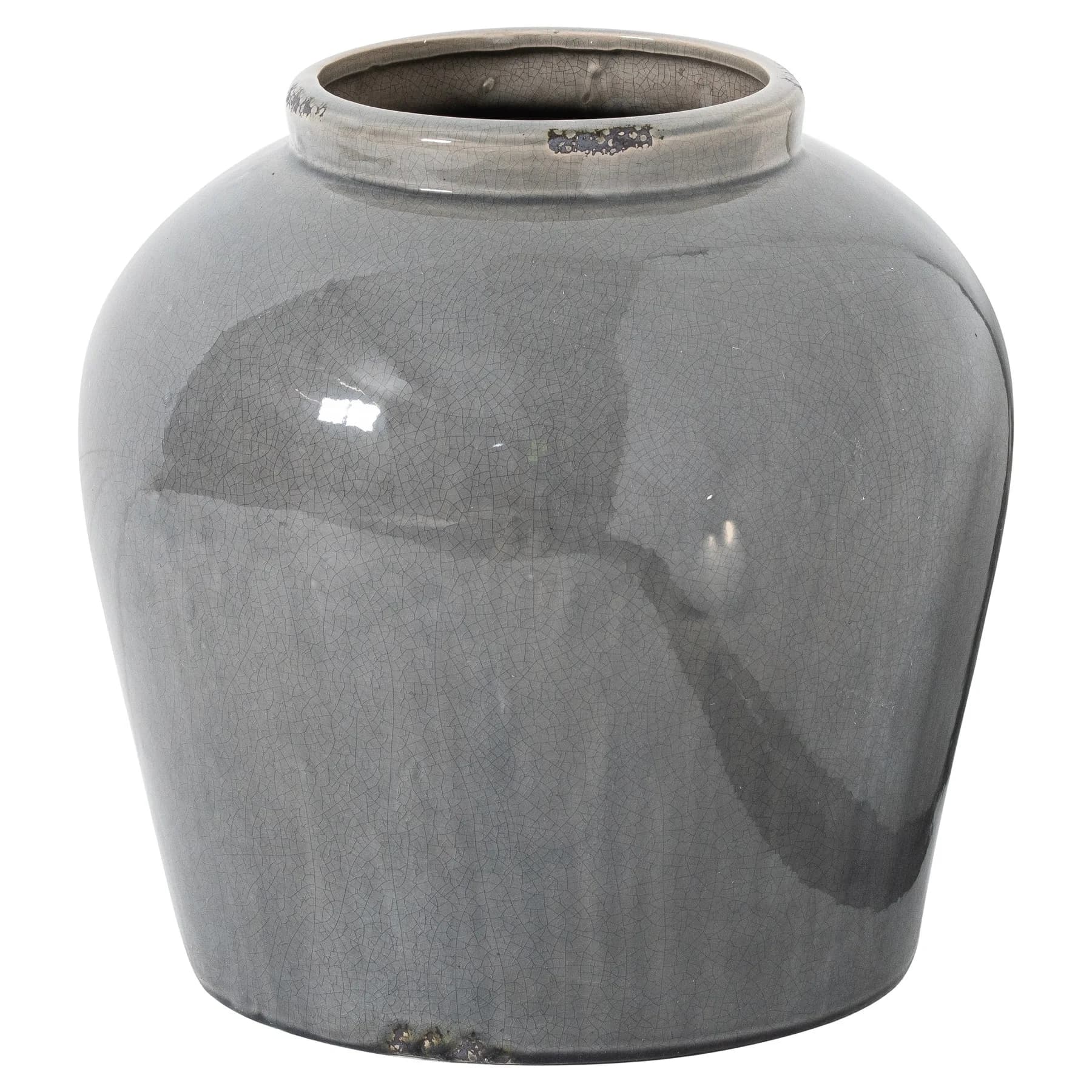 Garda Grey Glazed Juniper Vase - Vases, photo 2 of 3