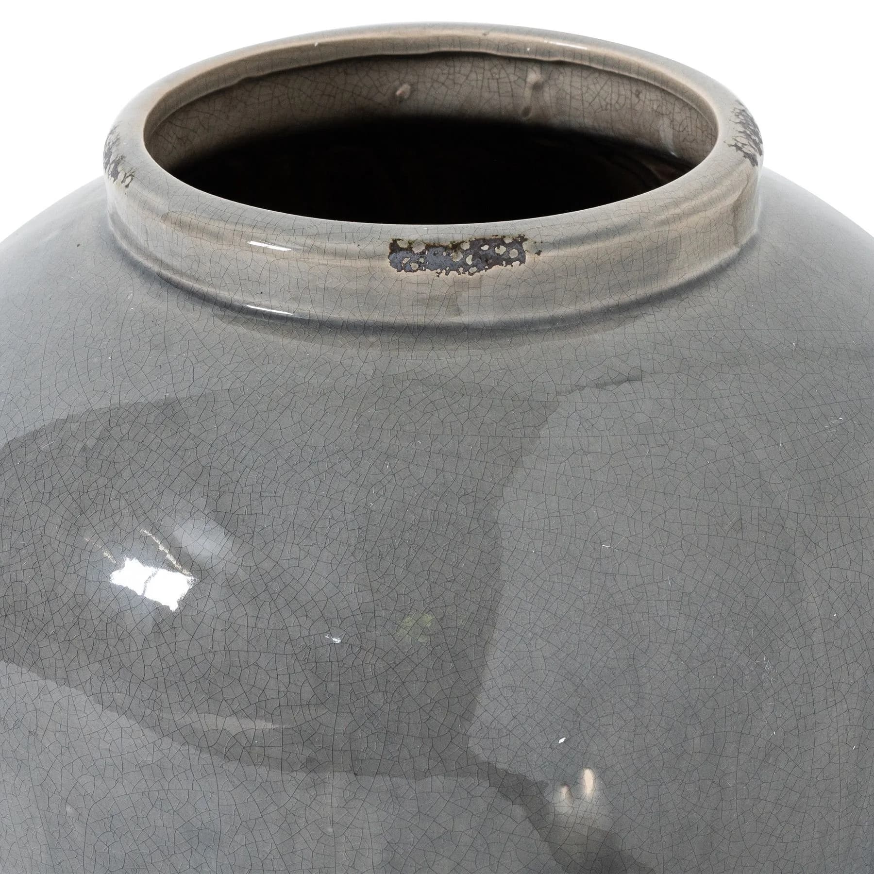 Garda Grey Glazed Juniper Vase - Vases, photo 3 of 3