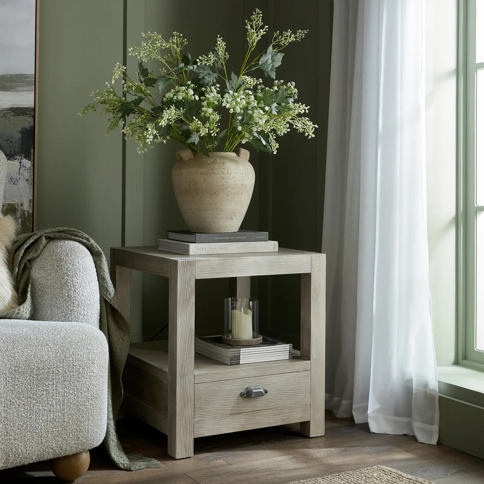 Terra Medium Urn Vase With Handles - Vases, photo 2 of 6