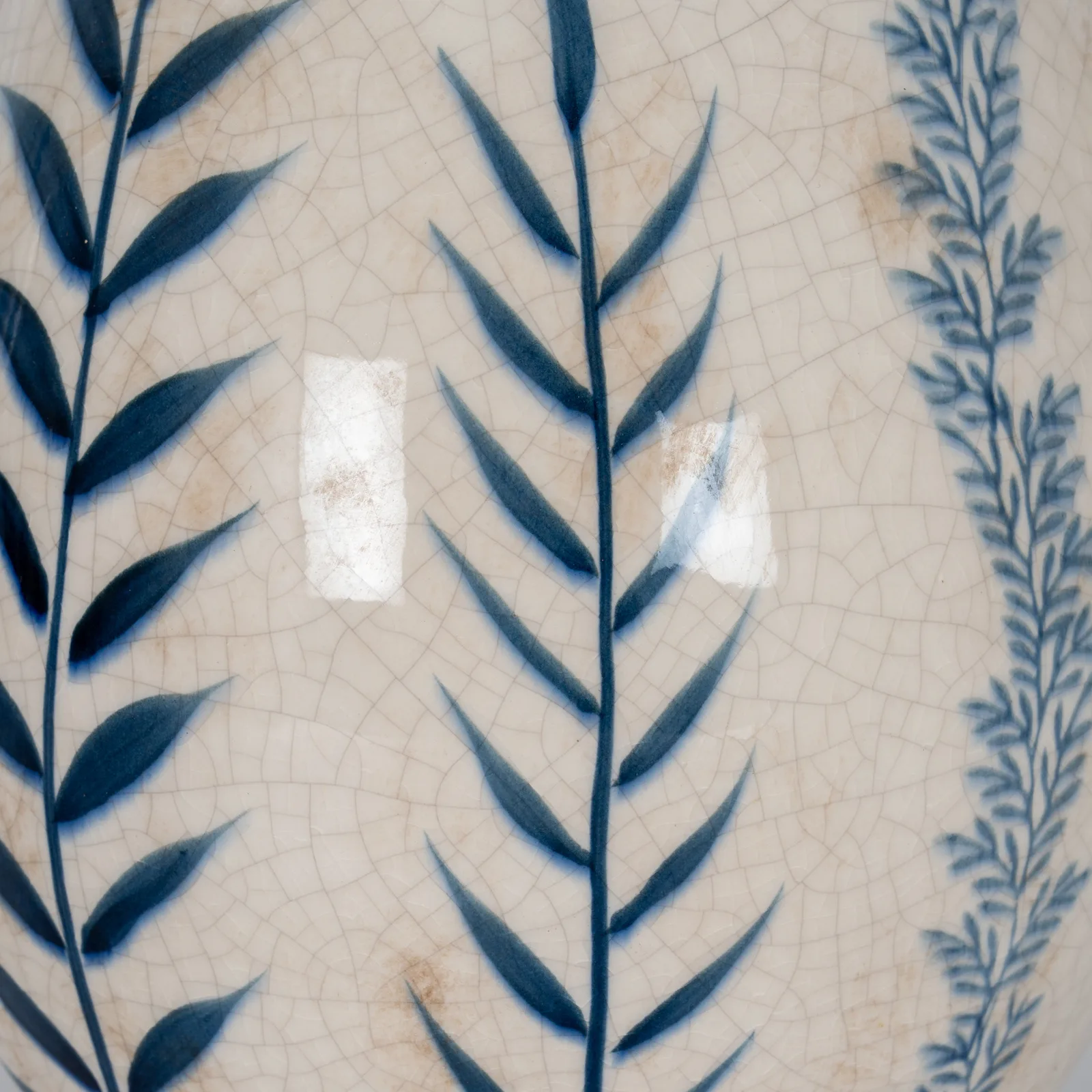 Large Blue Flora Olpe Jug Vase - Vases, photo 5 of 6