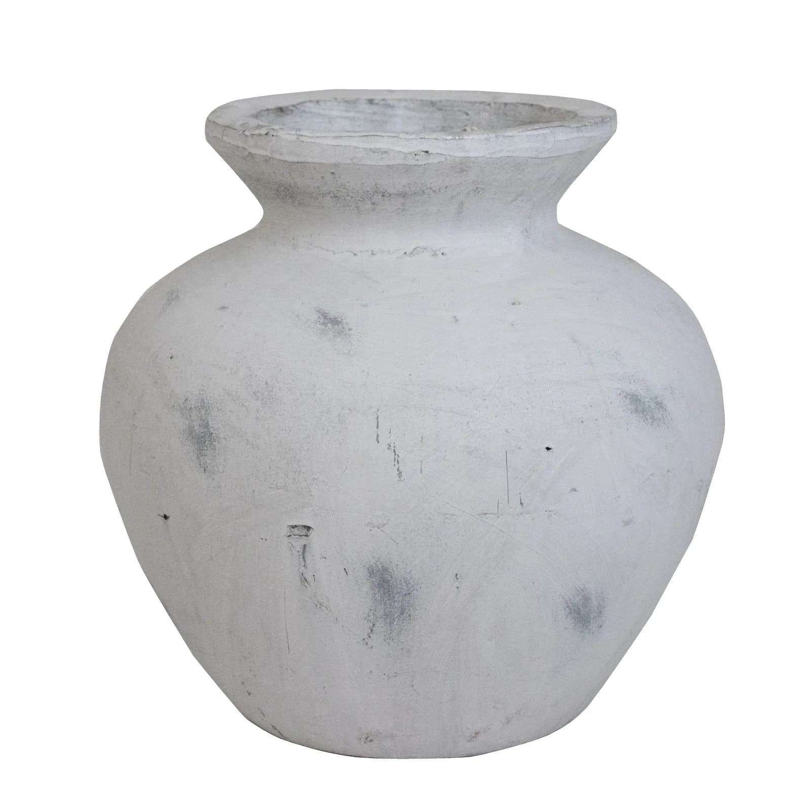 Darcy Antique White Vase - Vases, photo 8 of 10