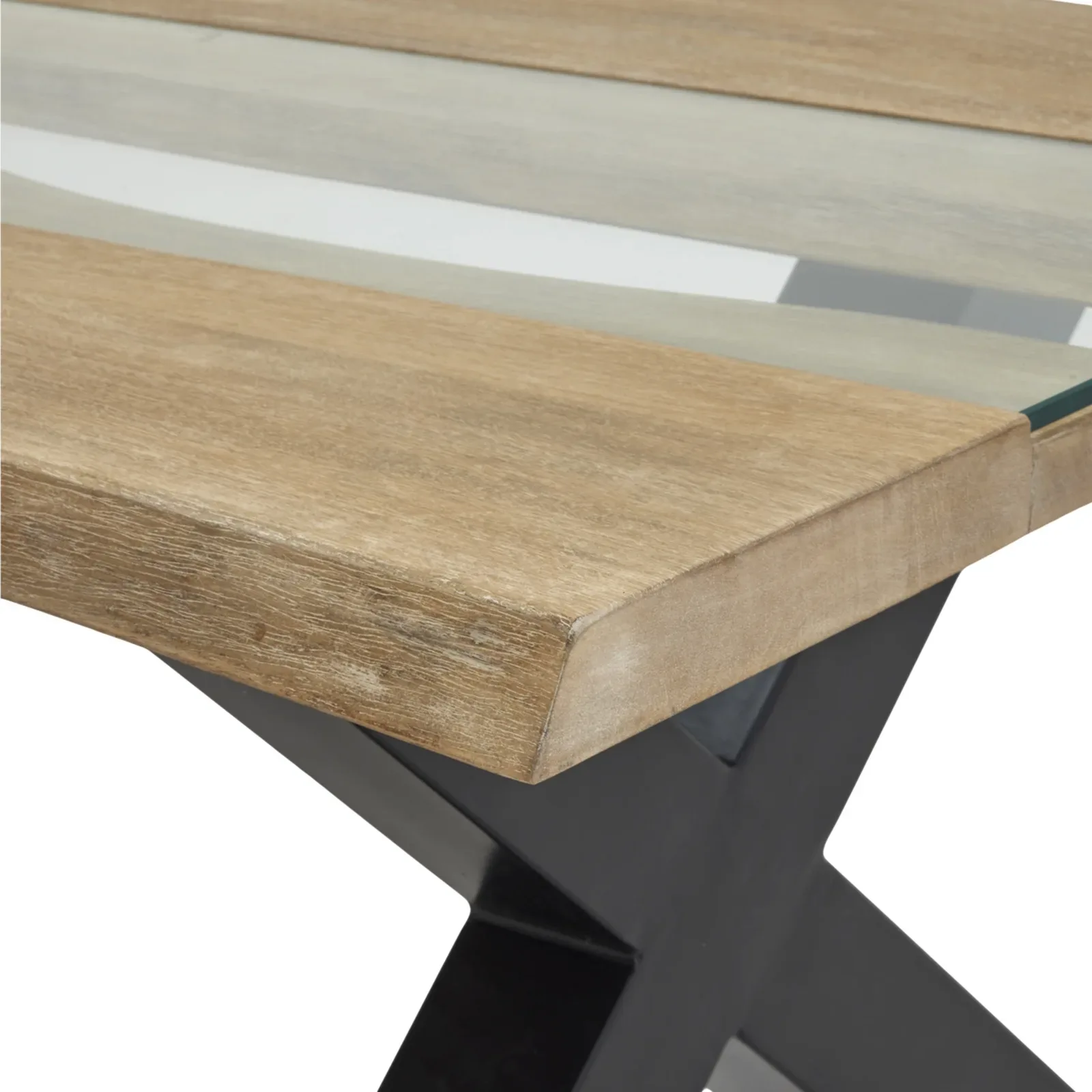 Live Edge Collection Light Acacia River Coffee Table - Coffee tables, photo 2 of 10