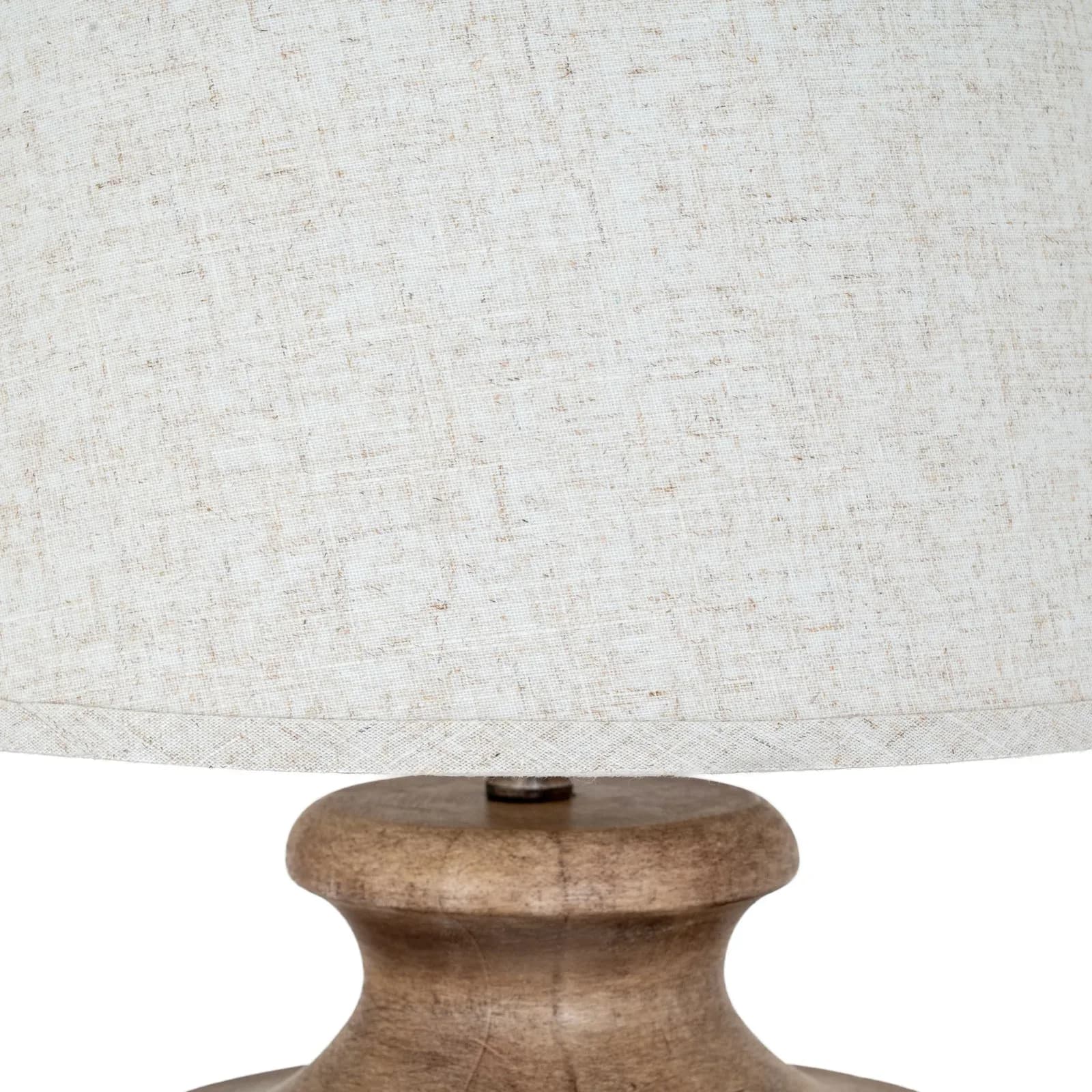 Marbelle Table Lamp With Edged Linen Shade - Table lamps, photo 5 of 10