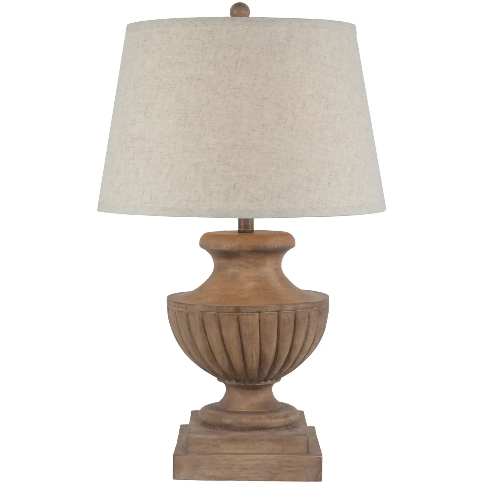 Marbelle Table Lamp With Edged Linen Shade - Table lamps, photo 6 of 10