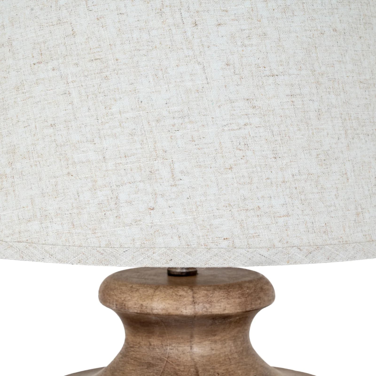 Marbelle Table Lamp With Edged Linen Shade - Table lamps, photo 10 of 10