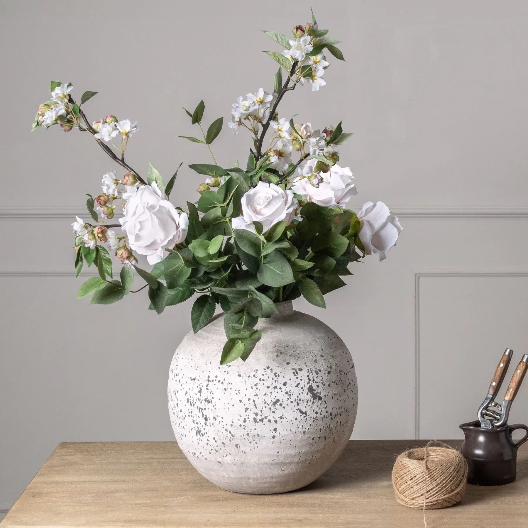 Tiber Stone Ceramic Vase - Vases, photo 4 of 9