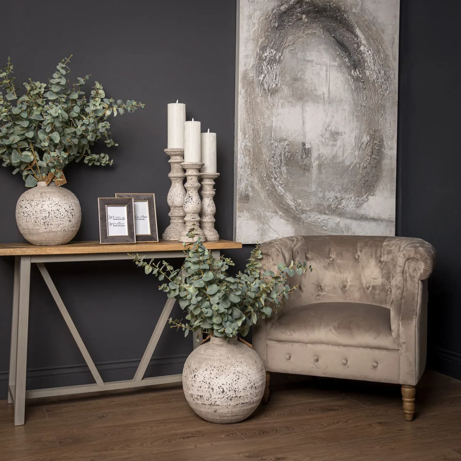 Tiber Stone Ceramic Vase - Vases, photo 5 of 9