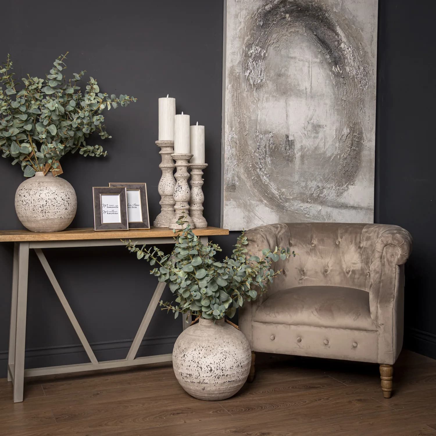Tiber Stone Ceramic Vase - Vases, photo 9 of 9