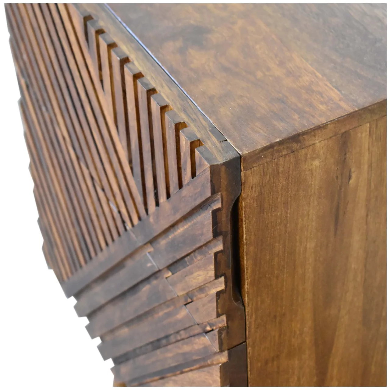 Lille 2 Drawer Chestnut Bedside - Bedside tables, photo 6 of 10