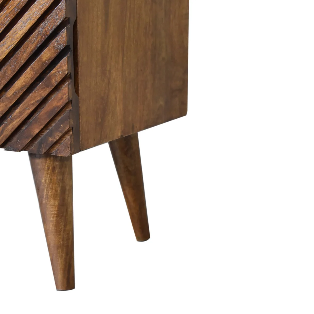 Lille 2 Drawer Chestnut Bedside - Bedside tables, photo 8 of 10