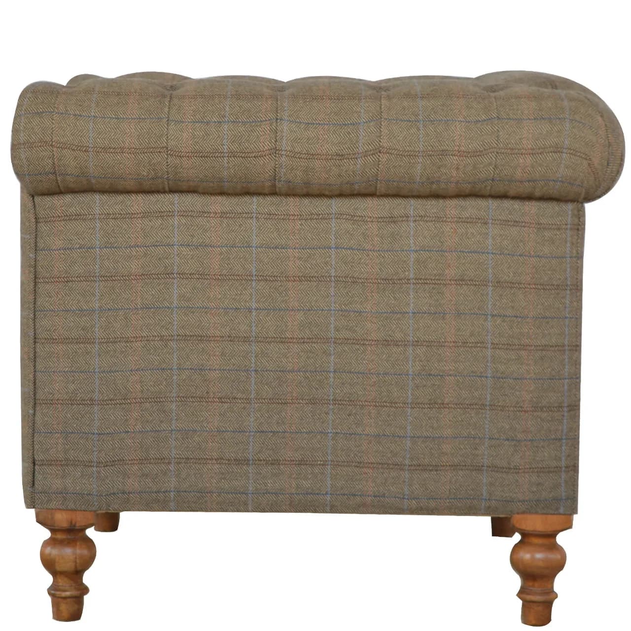 Multi Tweed 2 Seat Chesterfield - Sofas & settees, photo 7 of 10