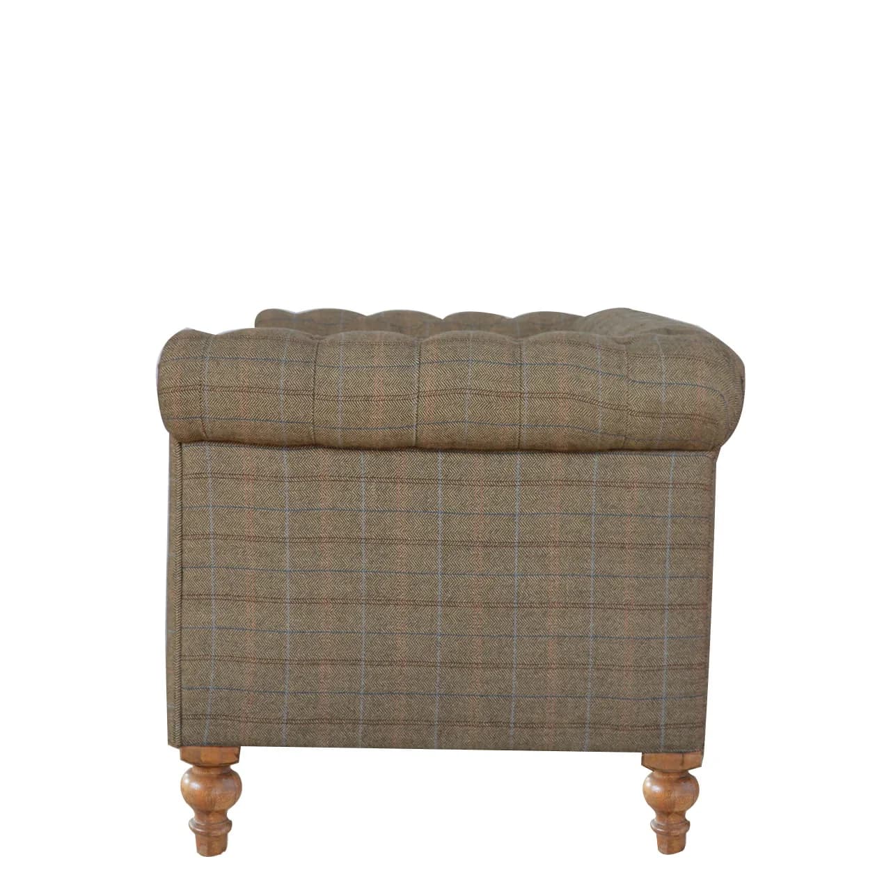 Multi Tweed 2 Seat Chesterfield - Sofas & settees, photo 9 of 10