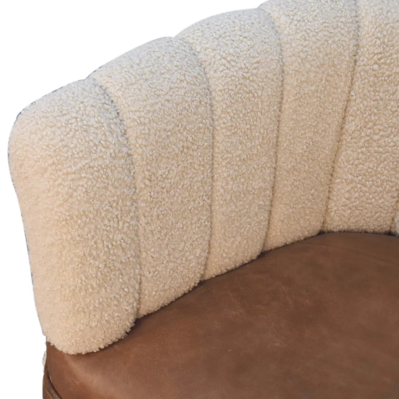 Boucle Cream Buffalo Armchair - Armchairs, photo 6 of 10